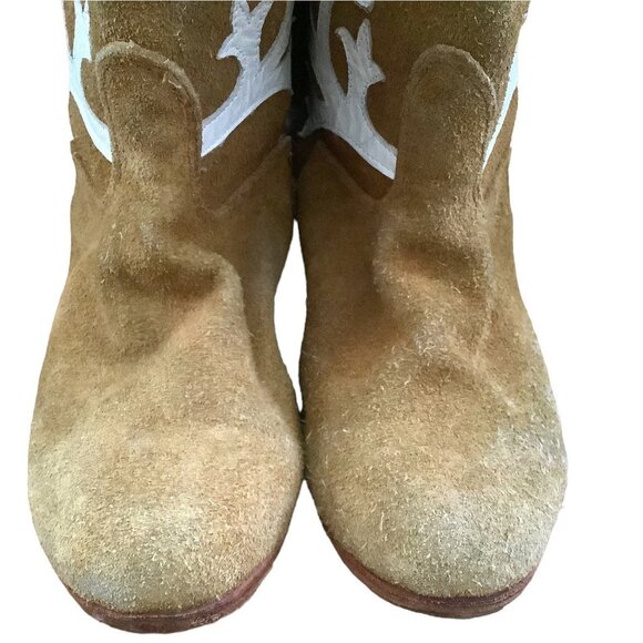 Miguelito 2200 Tamaulipeca Suede Dance Boot 7 7.5 Daniela Alvarez Dancing Boots - Picture 9 of 10